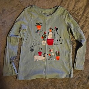 Sage Longsleeved Dog Top